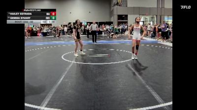 92 lbs Champ. Round 1 - Hailey Estrada, Maize vs Gemma Stuart, Hays Wrestling Club