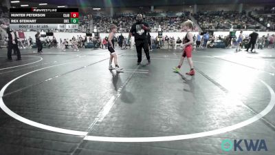 67 lbs Round Of 16 - Hunter Peterson, Claremore Wrestling Club vs Rex Stewart, Shelton Wrestling Academy