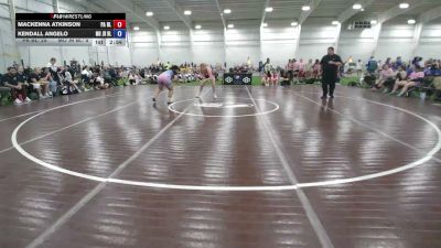 190 lbs MacKenna Atkinson, Pennsylvania Blue vs Kendall Angelo, Missouri Blue