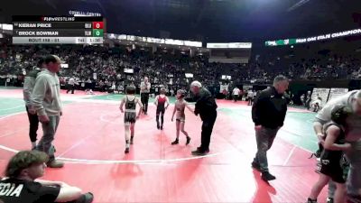 70 lbs Champ. Round 2 - Brock Bowman, TLWA vs Kieran Price, BLU3