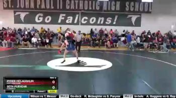 138 lbs Cons. Round 1 - Ryder Mclaughlin, East Limestone vs Seth Puryear, Florence