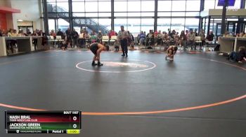 B-23 lbs Cons. Semi - Jackson Green, Washington Matbackers vs Nash Bral, Tiger Wrestling Club