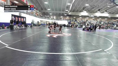 180 lbs Cons. Round 2 - Laila Hustoles, Unattached vs Trinity White, Quincy