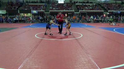 74 lbs Cons. Round 4 - Matthew Glazcov, Alavanca Wrestling vs Parker Mercer, Blue Hawk Wrestling