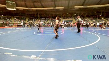 73 lbs Round Of 16 - Bentley Grigg, Tulsa Blue T Panthers vs Johnathon Primeaux, Henryetta Knights Wrestling Club