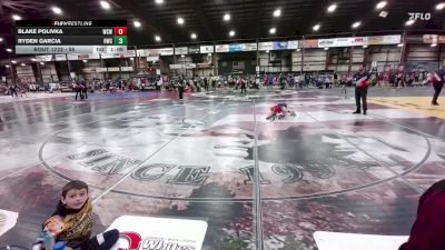 55 lbs Quarterfinal - Blake Polivka, Watford City Wolves vs Ryden Garcia, Heights Wrestling Club