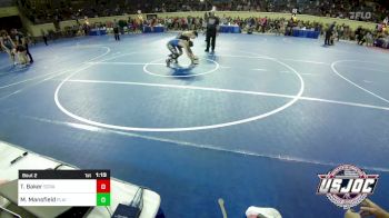 112 lbs Round Of 32 - Tommy Baker, Scrap Yard Training vs Marshal Mansfield, Plainview Youth Wrestling Club