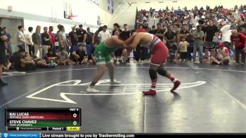 195 lbs Champ. Round 2 - Steve Chavez, Team Jackrabbits vs Kai Lucas, Redondo Union Wrestling