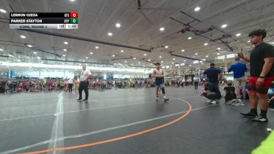 150 lbs Cons. Round 3 - Lennon Ojeda, Beat The Streets-Chicago vs Parker Stayton, Unattached