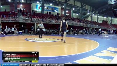 150 lbs Quarters & 1st Wb (16 Team) - Chase Gable, Papillion-La Vista South vs Arturo Ovando, Schuyler