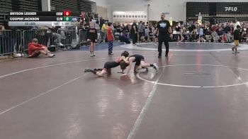 53 lbs Rr Rnd 1 - Bryson Lesser, Kingsway - ESC vs Cooper Jackson, Clearview - ESC