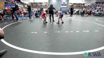 66 lbs Consi Of 4 - Gunnar Coltharp, Harrah Little League Wrestling vs Charlotte Lamb, Del City Little League