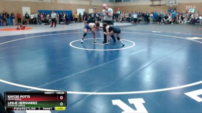 135lbs Cons. Round 4 - Leslie Hernandez, Puyallup (Girls) vs Kaycee Potts, Kelso (Girls)