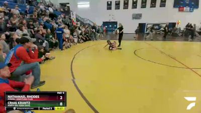 160-160+ Round 2 - Eli Olsen, Greybull Basin Athletic Club vs Austin Swink, Powell Wrestling Club