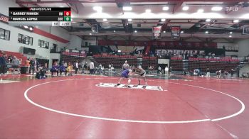 133 lbs Semifinal - Garret Rinken, Northern Iowa vs Marcel Lopez, SIUE