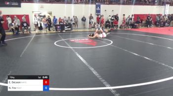 79 kg Round Of 16 - Ethan DeLeon, Nwtc vs Nicholas Fox, Panther Wrestling Club RTC