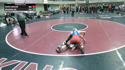 145 lbs Round 2 (4 Team) - Gavin Carolan, Decorah, IA vs Brandon Lee, Vacaville, CA