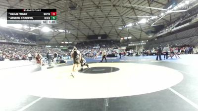 Boys 1A 157 lbs Champ. Round 2 - Joseph Roberts, Granite Falls vs Kenai Finley, Wapato