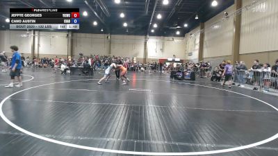 132 lbs Consi Of 8 #2 - Jeffte Georges, Youth Impact Center Wrestling Club vs Cano Austin, Charlotte Hammerheads