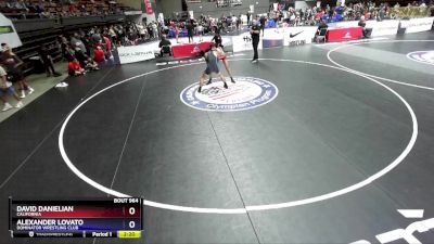 70 lbs Cons. Round 1 - David Danielian, California vs Alexander Lovato, Dominator Wrestling Club