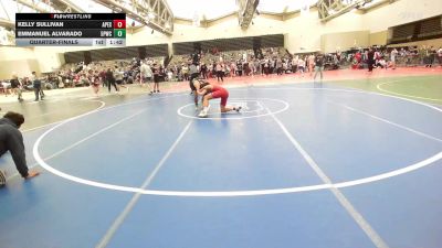 122-H lbs Quarterfinal - Kelly Sullivan, Apex vs Emmanuel Alvarado, 5 Points Wrestling Club