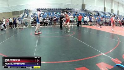 157 lbs Cons. Round 3 - Jack Probasco, OH vs Michael Brannigan, IL