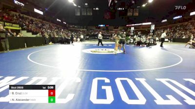 135 lbs Consi Of 8 #2 - Braya Cruz, Clovis North vs Noelle Alexander, Maria Carrillo