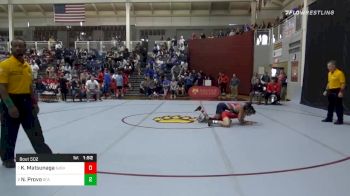 Quarterfinal - Ken Matsunaga, St. John's School vs Nico Provo, Green Farms Academy