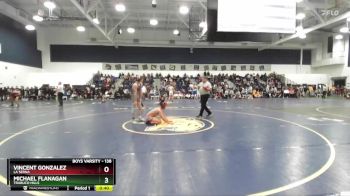 138 lbs Cons. Round 3 - Michael Flanagan, Trabuco Hills vs Vincent Gonzalez, La Serna