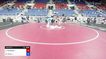 126 lbs Cons 8 #1 - Jake Hockaday, Indiana vs Michael Olson, Minnesota