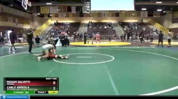 113 lbs 1st Place Match - Carlo Arreola, Olympian High School Wrestling vs Maxam Salvetti, Oregon