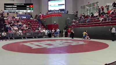 132 lbs Cons. Round 3 - Parker Dunn, Brentwood Academy vs Harbor Bent, Boyd Buchanan High School