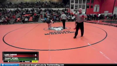 215 lbs Quarterfinal - Luke Chrisse, YORKVILLE (HS) vs Tommy McNeil, Crystal Lake (CENTRAL)