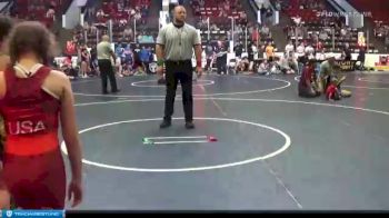 75 lbs Round 3 (6 Team) - Thomas Block, MI Pitbulls vs Haily Malloy, ARES Red