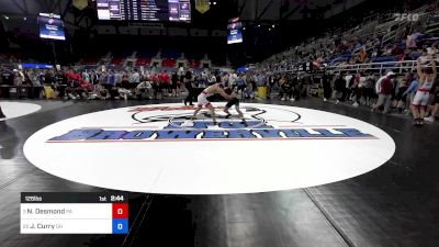 126 lbs Quarters - Nathan Desmond, PA vs Joseph Curry, OH