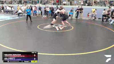 187 lbs Rr2 - Ian Christy, Pioneer Grappling Academy vs Weldon Zemlicka, Juneau Youth Wrestling Club Inc.