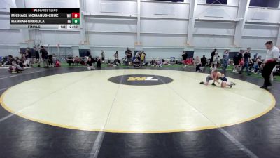B-40 lbs Final - Michael McManus-Cruz, WV vs Hannah Gregula, PA