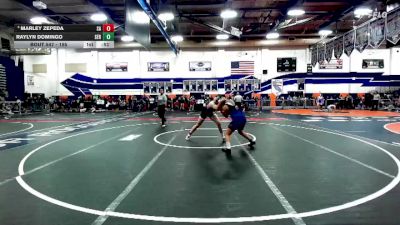 155 lbs Cons. Round 3 - Marley Zepeda, Santa Ana vs Raylyn Domingo, Serrano