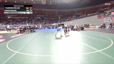 3A Boys 120 lbs Cons. Round 2 - Cameron Ireland, Banks Boys vs Gianni Gervasi, Rogue River Boys