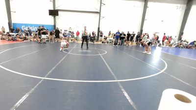 103 lbs Rr Rnd 4 - Jacob Saunders, Mat Assassins Black vs Bart Meckley, Keystone Crew