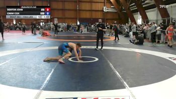 135A lbs 3rd Place - Denton John, Spire Academy vs Crew Cox, Curby 3 Style Wrestling Club/ KD