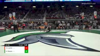 3A-182 lbs Cons. Round 2 - Karson Lamb, Powell vs Kaden Rowan, Lander Valley