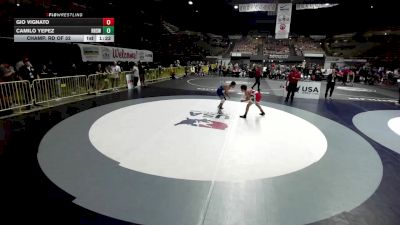 113 lbs Champ. Rd Of 32 - Camilo Yepez, Redwood High School Wrestling vs Gio Vignato