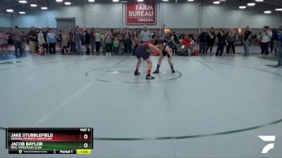 117 lbs Semifinal - Jacob Baylor, Reel Wrestling Club vs Jake Stubblefield, Virginia Patriots Wrestling