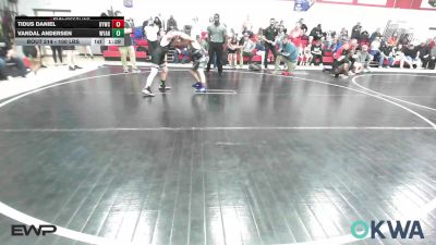 100 lbs Rr Rnd 1 - Tidus Daniel, Hilldale Youth Wrestling Club vs Vandal Andersen, Wyandotte Youth Wrestling