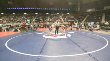 3A-157 lbs Quarterfinal - Timber Van Gieson, Lyman vs Colby Sandusky, Torrington