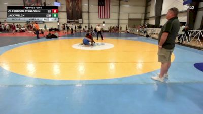 220 lbs Rr Rnd 3 - Olasubomi Atanlogun, Indiana Outlaws Gray vs Jack Welch, Kempsville Wrestling Club