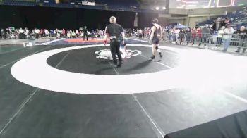136 lbs Cons. Round 5 - Gavin Frei, Clark County Youth Wrestling vs John M Spencer, Team Aggression Wrestling Club