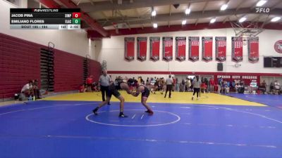 184 lbs Cons. Round 1 - Emiliano Flores, East Los Angeles College vs Jacob Pina, Simpson University