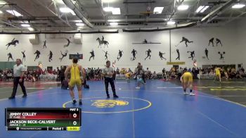 197 lbs Round 2 (10 Team) - Jimmy Colley, St. Clair vs Jackson Beck-Calvert, Adrian 2